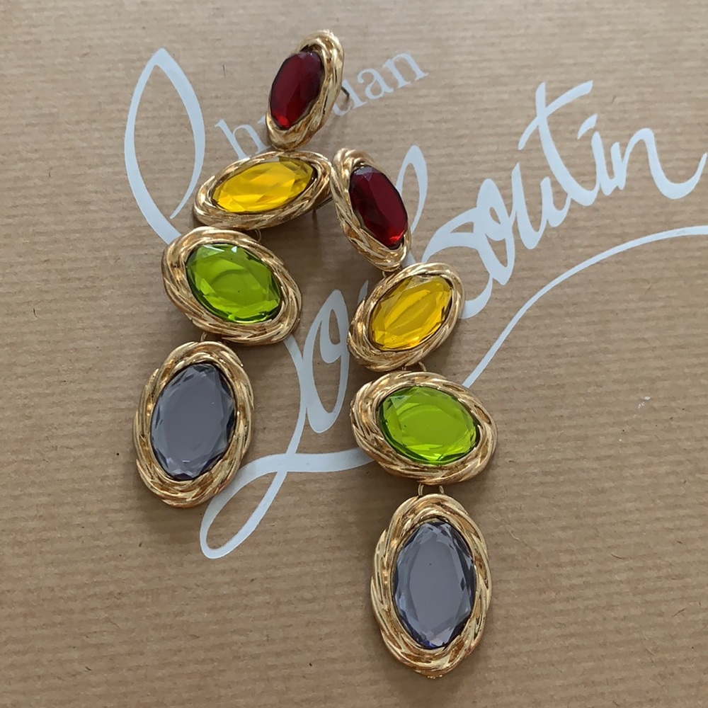 Gemstone Ruby Earrings - image 4